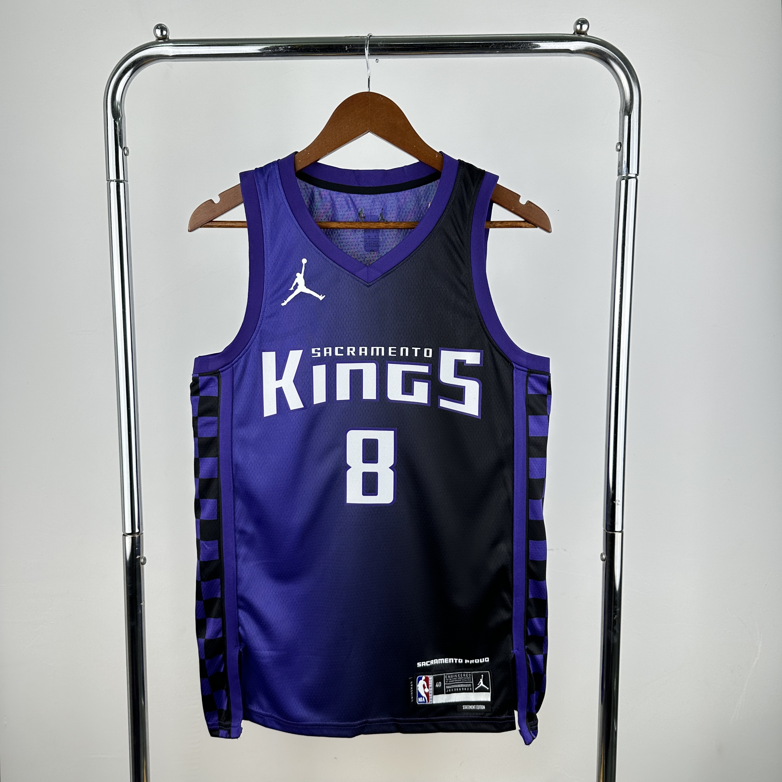 Men Sacramento Kings #8 Lavine Purple Season Jordon 2025 NBA Jersey